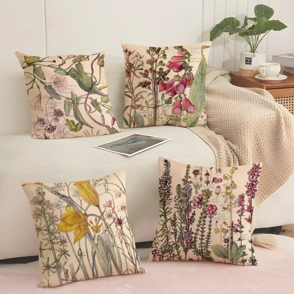 New Botanical Illustration Cushion Cover Silky Short Plush with Invisible Zipper Dustproof Sofa Pillow Case for Home Decor
New Botanical Illustration Cushion Cover Silky Short Plush with Invisible Zipper Dustproof Sofa Pillow Case for Home Decor