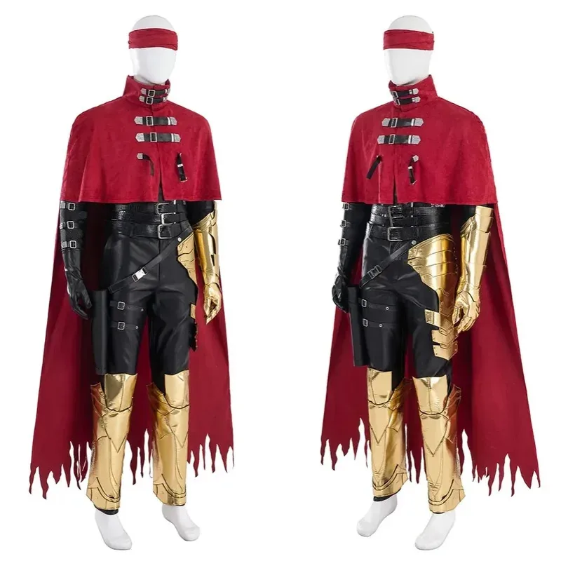 FF7 Vincent Valentine Cosplay Costume Leather Top Pants Man Game Suit Full Set and Individual Items Are Sold Custom Size
FF7 Vincent Valentine Cosplay Costume Leather Top Pants Man Game Suit Full Set and Individual Items Are Sold Custom Size