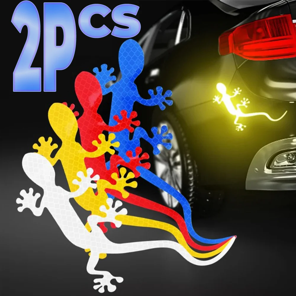 2Pcs Car reflective stickers safety warning gecko strip light reflective signs night driving warning car stickers accessories
2Pcs Car reflective stickers safety warning gecko strip light reflective signs night driving warning car stickers accessories