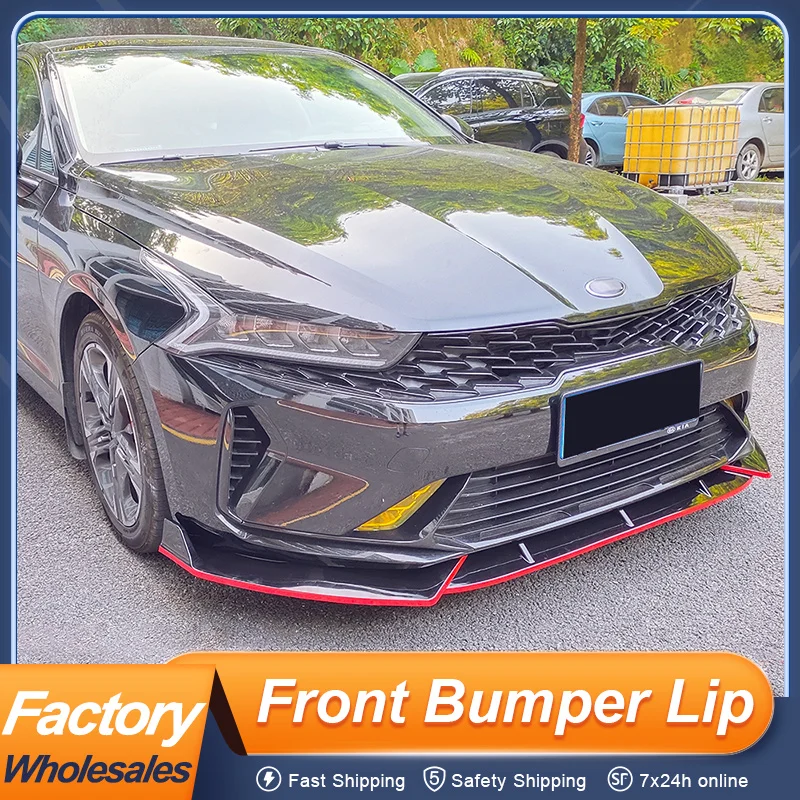For Kia K5 Optima DL3 2020 21 22 23 Front Bumper Lip Chin Splitter PP Plastic Black Red Carbon 3Pcs/Set Exterior Accessories
For Kia K5 Optima DL3 2020 21 22 23 Front Bumper Lip Chin Splitter PP Plastic Black Red Carbon 3Pcs/Set Exterior Accessories