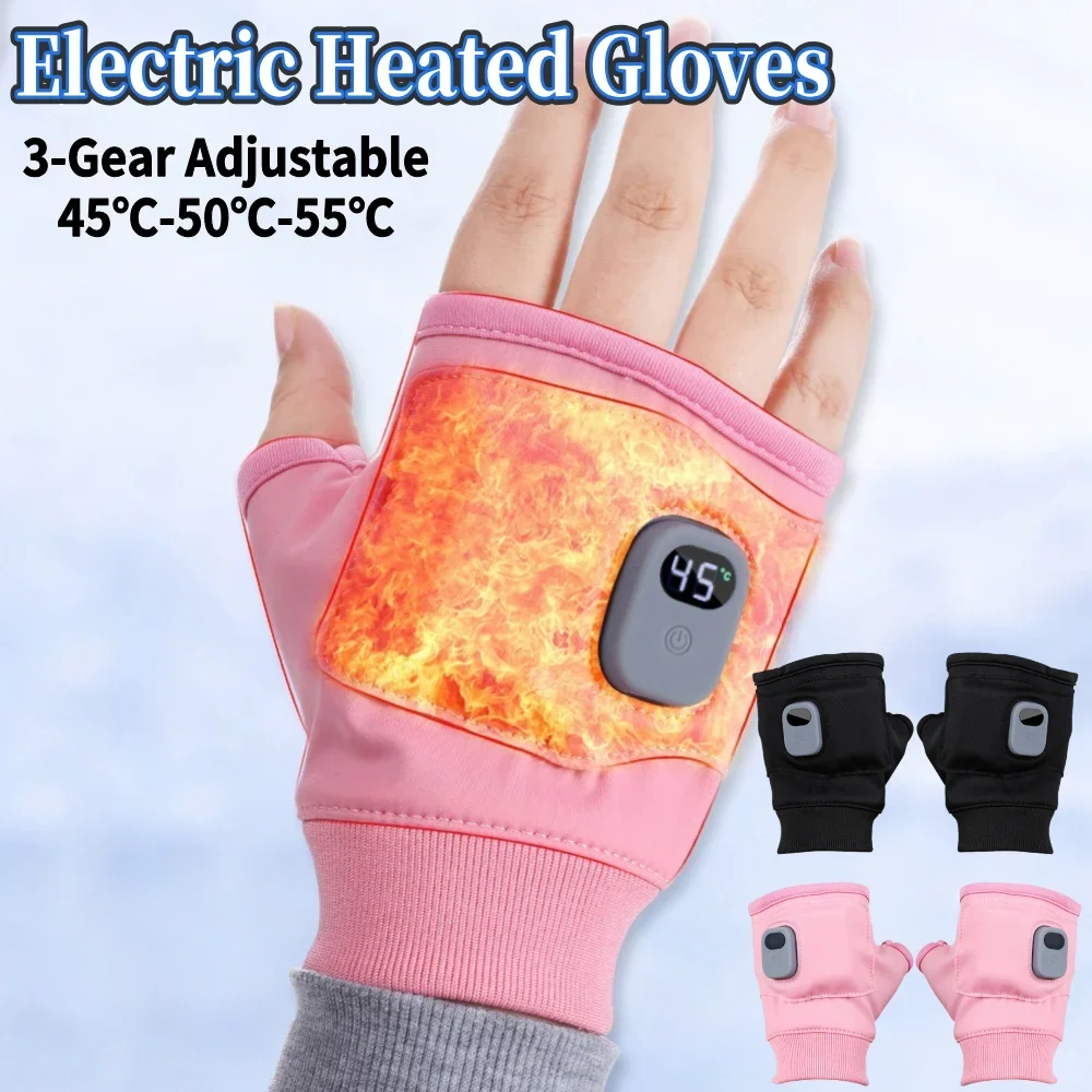 Rechargeable Electric Heated Gloves 360 Degree Heating Thermal Heated Gloves Windproof Touchscreen for Outdoor Hiking Cycling
Rechargeable Electric Heated Gloves 360 Degree Heating Thermal Heated Gloves Windproof Touchscreen for Outdoor Hiking Cycling