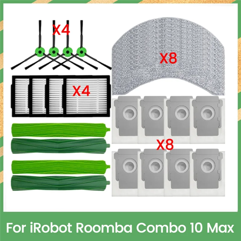 A78E-основная щетка, фильтр, тканевый мешок для пыли для Irobot Roomba Combo 10, запасные части, эффективные аксессуары для чистки
A78E-основная щетка, фильтр, тканевый мешок для пыли для Irobot Roomba Combo 10, запасные части, эффективные аксессуары для чистки