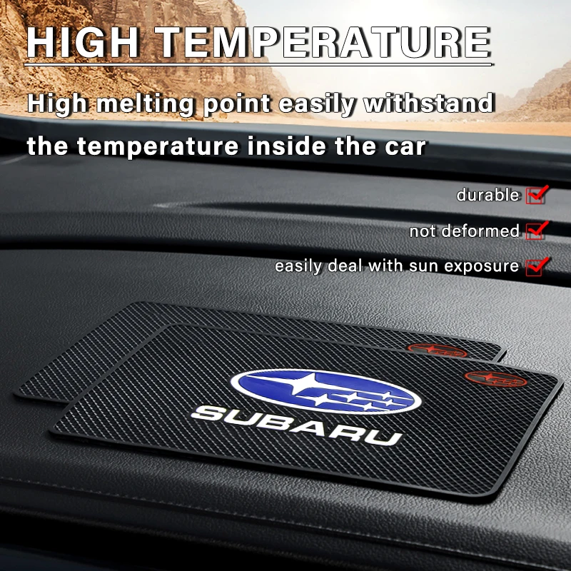 1PC Car Mobile Phone Mat Dashboard Mat Rubber Mat Non-Slip Pad For Subaru Forester impreza Outback Legacy Tribecacar WRC XV Car
1PC Car Mobile Phone Mat Dashboard Mat Rubber Mat Non-Slip Pad For Subaru Forester impreza Outback Legacy Tribecacar WRC XV Car