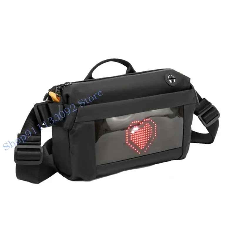 H9ED Slings Bag with LED Display,Cycling Travel Daypack,LED Backpack Waterproof Shoulder Bag Crossbody Bag Sports Chest Bag
H9ED Slings Bag with LED Display,Cycling Travel Daypack,LED Backpack Waterproof Shoulder Bag Crossbody Bag Sports Chest Bag