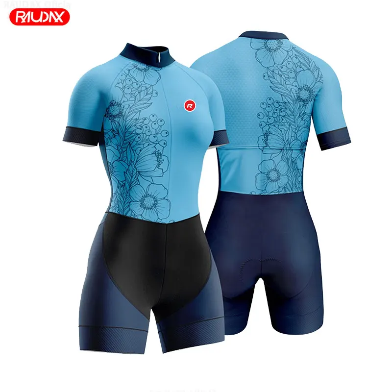 Women's Professional Triathlon Cycling Jumpsuit Short Sleeve Cycling Jersey Sets Breathable Bicycle Clothes Triathlon Skinsuit
Women's Professional Triathlon Cycling Jumpsuit Short Sleeve Cycling Jersey Sets Breathable Bicycle Clothes Triathlon Skinsuit