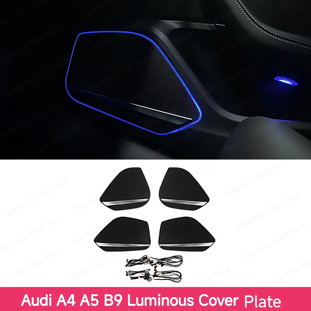 32 Colour LED Speaker Cover For Audi A4 A5 B9 S4 S5 RS4 RS5 Car Door Midrange Horn Speaker Cover Decoration Plate Ambient Lights
32 Colour LED Speaker Cover For Audi A4 A5 B9 S4 S5 RS4 RS5 Car Door Midrange Horn Speaker Cover Decoration Plate Ambient Lights