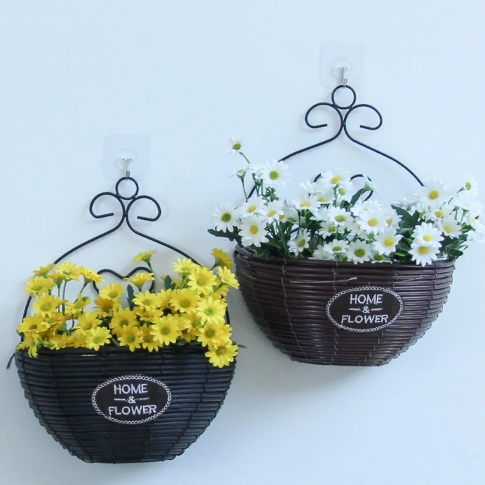 Fashionable Imitation Rattan Flower Basket Handmade DIY Hanging Basket Large Thickened Storage Holder Home
Fashionable Imitation Rattan Flower Basket Handmade DIY Hanging Basket Large Thickened Storage Holder Home