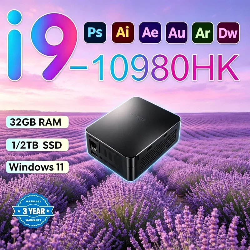 2026 Radiant Falcon MINI PC Equipped With Windows 11 Pro Core I9 10980HK RAM 1TB SSD WIFI 6 BT5.2 4K HD Elementary Gaming
2026 Radiant Falcon MINI PC Equipped With Windows 11 Pro Core I9 10980HK RAM 1TB SSD WIFI 6 BT5.2 4K HD Elementary Gaming