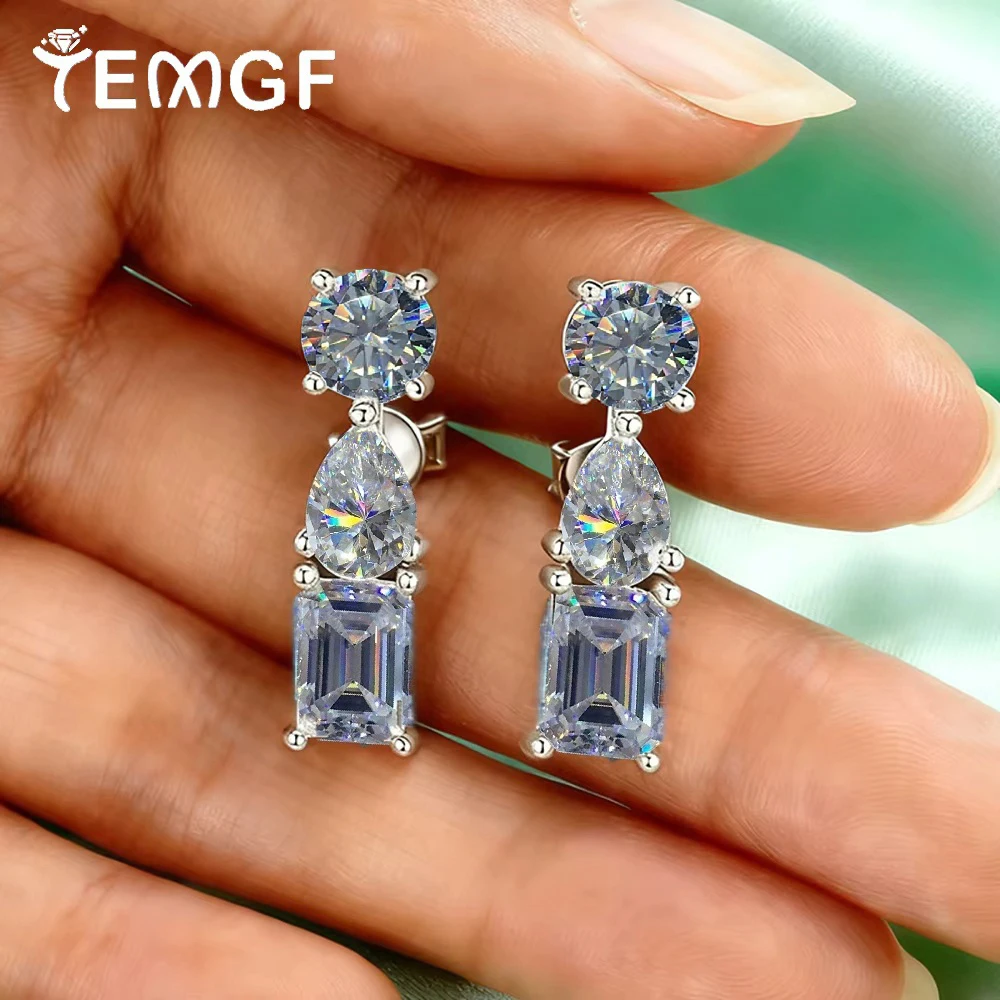 Серьги-гвоздики TEMGF 3,6CTTW неправильной формы с муассанитом и сертификатом, стерлинговое серебро S925, блестящие украшения для ушей, простая индивидуальность
Серьги-гвоздики TEMGF 3,6CTTW неправильной формы с муассанитом и сертификатом, стерлинговое серебро S925, блестящие украшения для ушей, простая индивидуальность