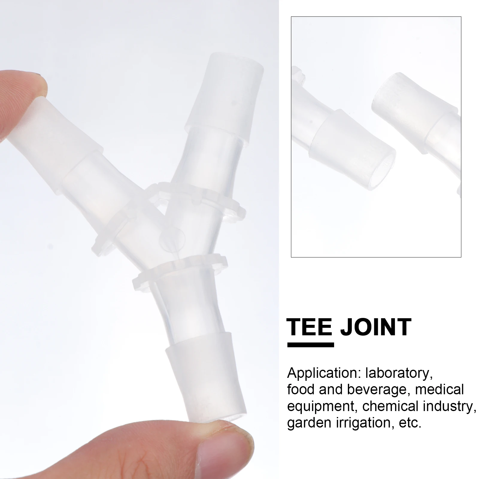 10pcs 3 Way Plastic Joint Hose Fitting Tee Connector Water Oxygen Tube Safe Straight Cross Laboratory Food Medical
10pcs 3 Way Plastic Joint Hose Fitting Tee Connector Water Oxygen Tube Safe Straight Cross Laboratory Food Medical
