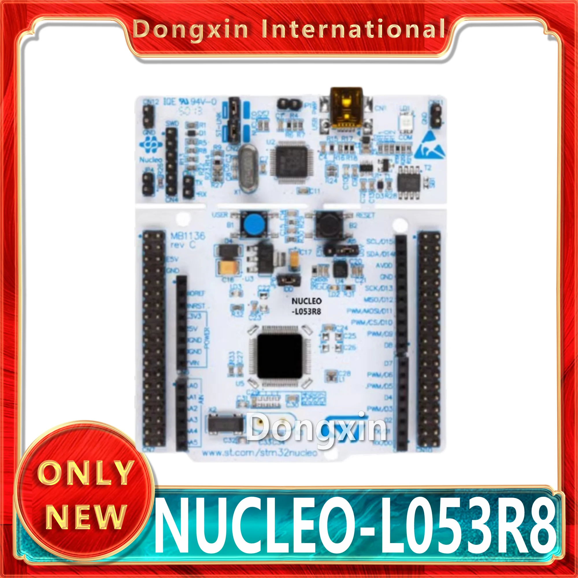 Плата разработки NUCLEO-L053R8 STM32 Nucleo-64 с микроконтроллером STM32L053R8, поддерживает подключение Arduino и ST morpho.
Плата разработки NUCLEO-L053R8 STM32 Nucleo-64 с микроконтроллером STM32L053R8, поддерживает подключение Arduino и ST morpho.