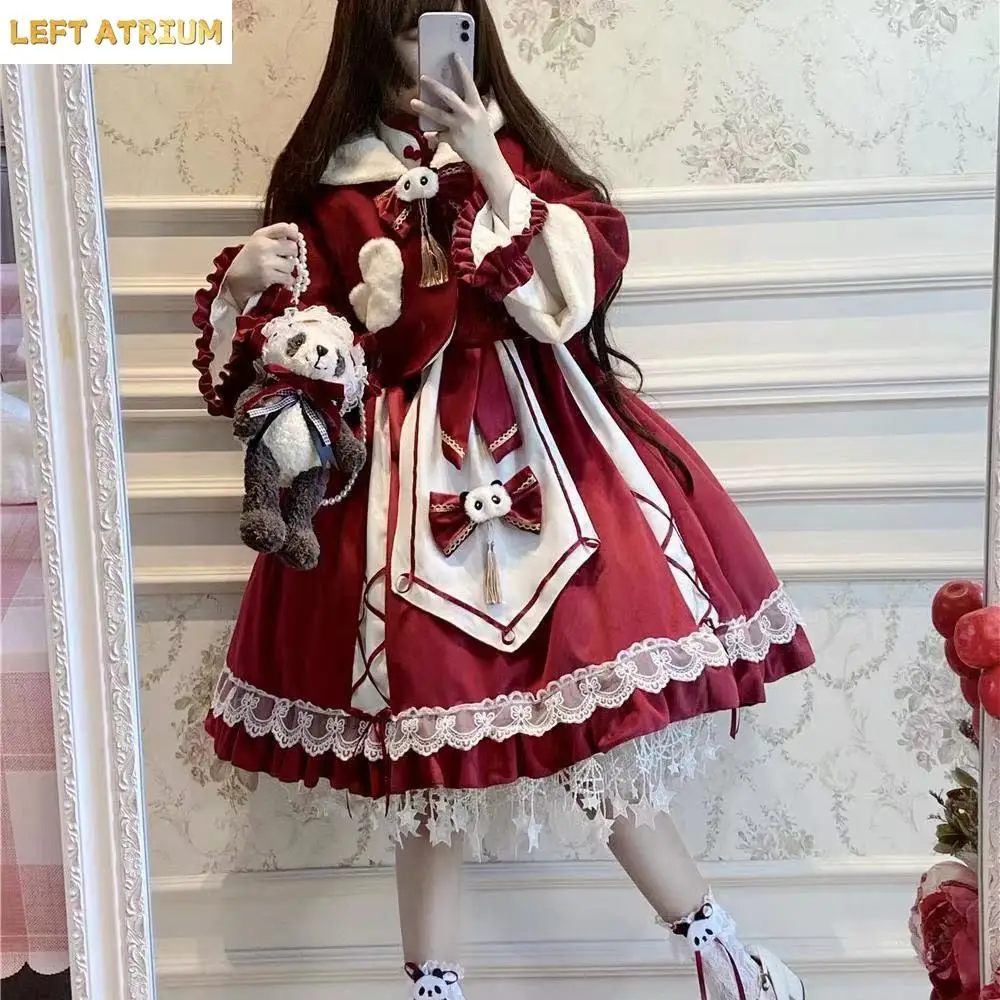 2025 new hot Chinese Style Panda Long-Sleeved Red Party Daily wear Lolita Dress Op
2025 new hot Chinese Style Panda Long-Sleeved Red Party Daily wear Lolita Dress Op