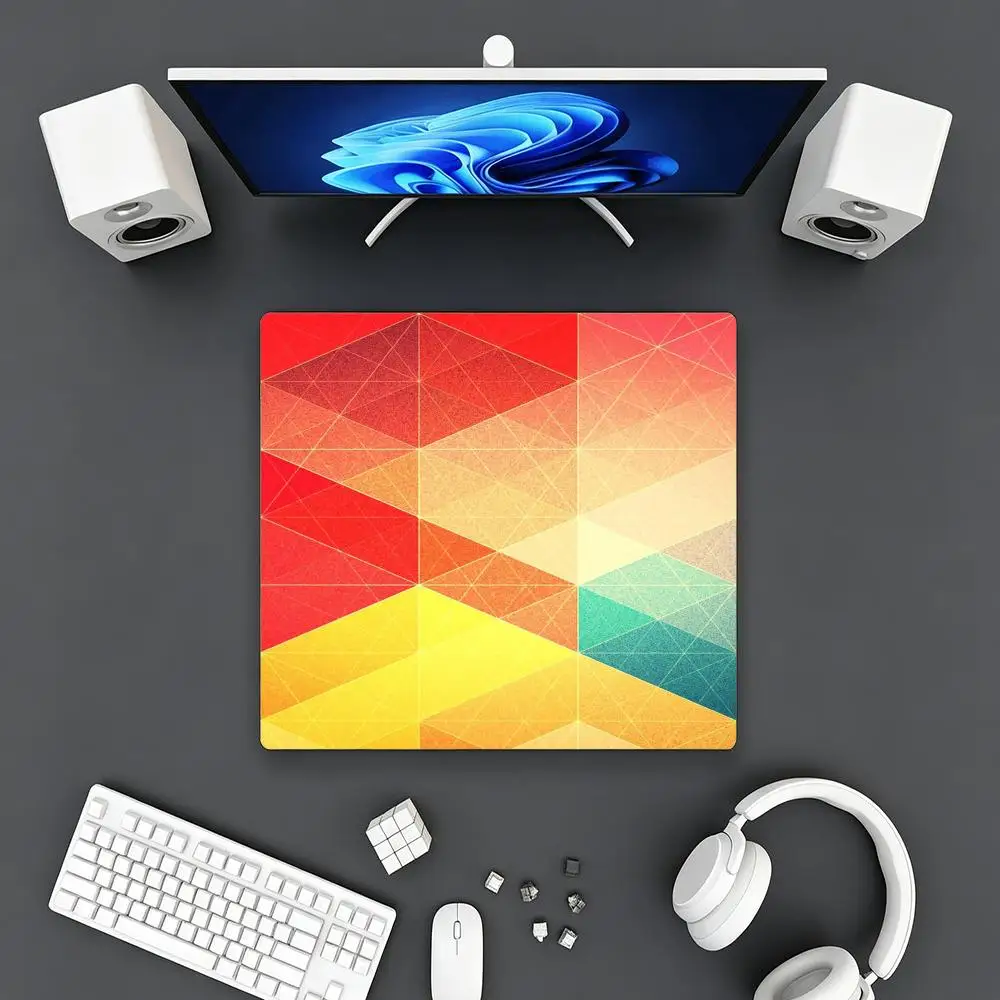 Geometric Polygon Gaming Mouse Pad, Stitched Edge Non‑Slip Large Desk Mat for Gaming & Office
Geometric Polygon Gaming Mouse Pad, Stitched Edge Non‑Slip Large Desk Mat for Gaming & Office