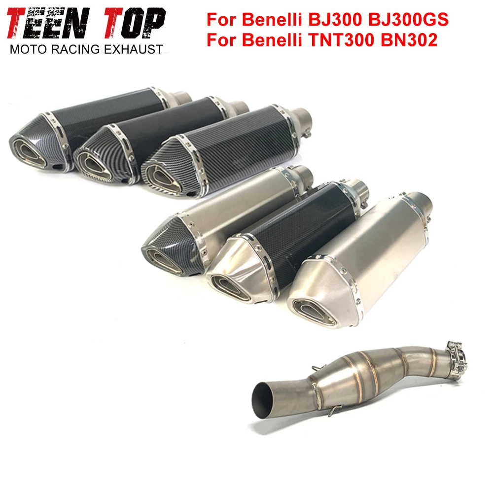 For Benelli BJ300 BJ300GS TNT300 BN302 Decat Pipe Stianless Steel Motorcycle 51mm Exhaust Pipe Exhaust Muffler BJ300 DB Killer
For Benelli BJ300 BJ300GS TNT300 BN302 Decat Pipe Stianless Steel Motorcycle 51mm Exhaust Pipe Exhaust Muffler BJ300 DB Killer