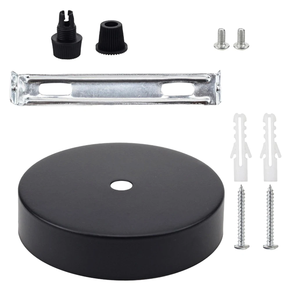 Black Round Base Accessories Ceiling Cover Plate Chandelier Canopy Pendant Light Kit Light Fixture Mounting Plate Bracket Single
Black Round Base Accessories Ceiling Cover Plate Chandelier Canopy Pendant Light Kit Light Fixture Mounting Plate Bracket Single