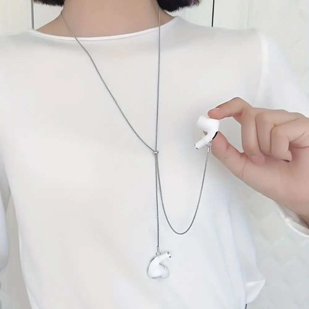 Stainless Steel Anti-lost Earphone Chain Holder Clips Protection Chain Bluetooth Earphone Holders Universal Neck Decor
Stainless Steel Anti-lost Earphone Chain Holder Clips Protection Chain Bluetooth Earphone Holders Universal Neck Decor