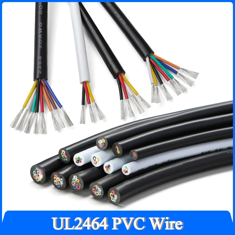 2/5/10m UL2464 PVC Wire 30 28 26 24 22 20 18 16 14AWG Multi-Core 2 3 4 5 6 7 8 9 10 Cores Channel Audio Power Cable Copper Wires
2/5/10m UL2464 PVC Wire 30 28 26 24 22 20 18 16 14AWG Multi-Core 2 3 4 5 6 7 8 9 10 Cores Channel Audio Power Cable Copper Wires