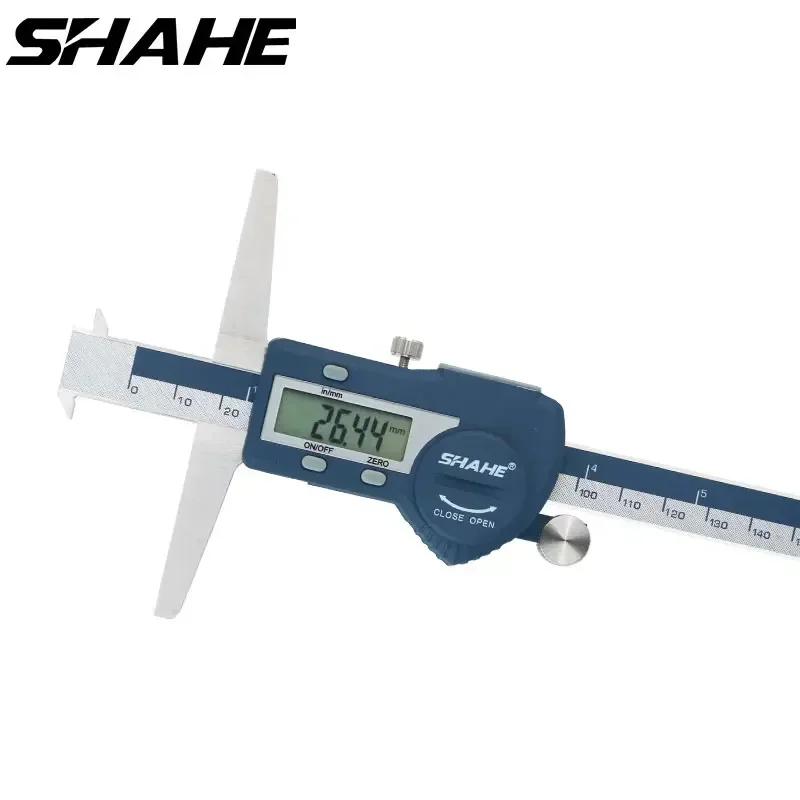 Shahe Digital Caliper Stainless Steel Double Hooks Digital Depth Vernier Caliper 150/200/300mm
Shahe Digital Caliper Stainless Steel Double Hooks Digital Depth Vernier Caliper 150/200/300mm