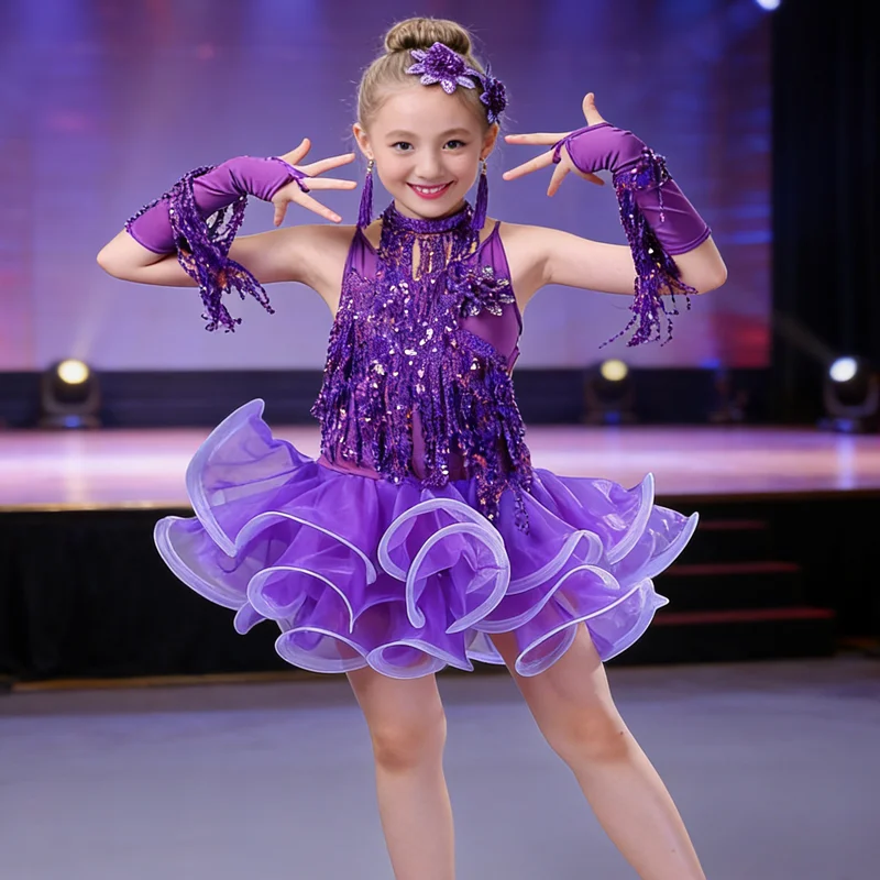 sequin tassel latin dance dress for girls salsa cha cha samba tango ballroom dancing dresses kids fringe children professional
sequin tassel latin dance dress for girls salsa cha cha samba tango ballroom dancing dresses kids fringe children professional
