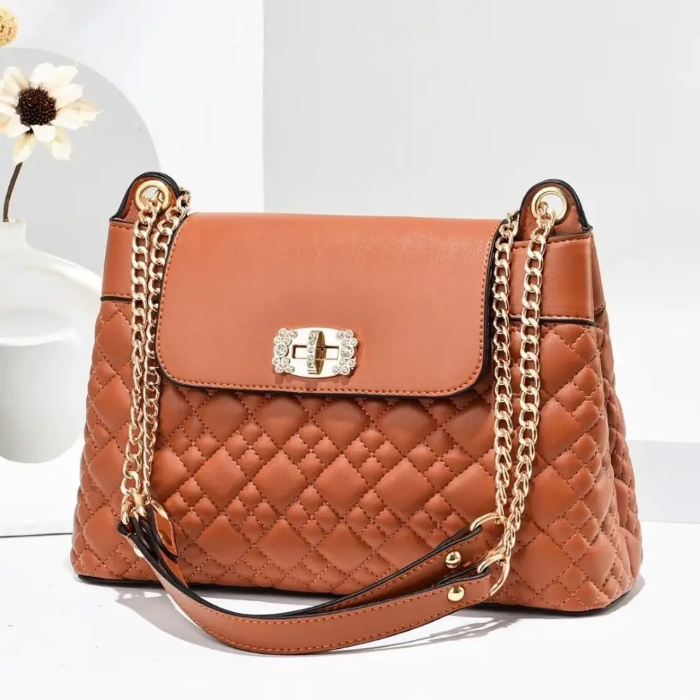 New PU Crossbody Bag Chain Strap Soft Messenger Bag Large Capacity Shoulder Bag Daily Use Women's Handbags
New PU Crossbody Bag Chain Strap Soft Messenger Bag Large Capacity Shoulder Bag Daily Use Women's Handbags
