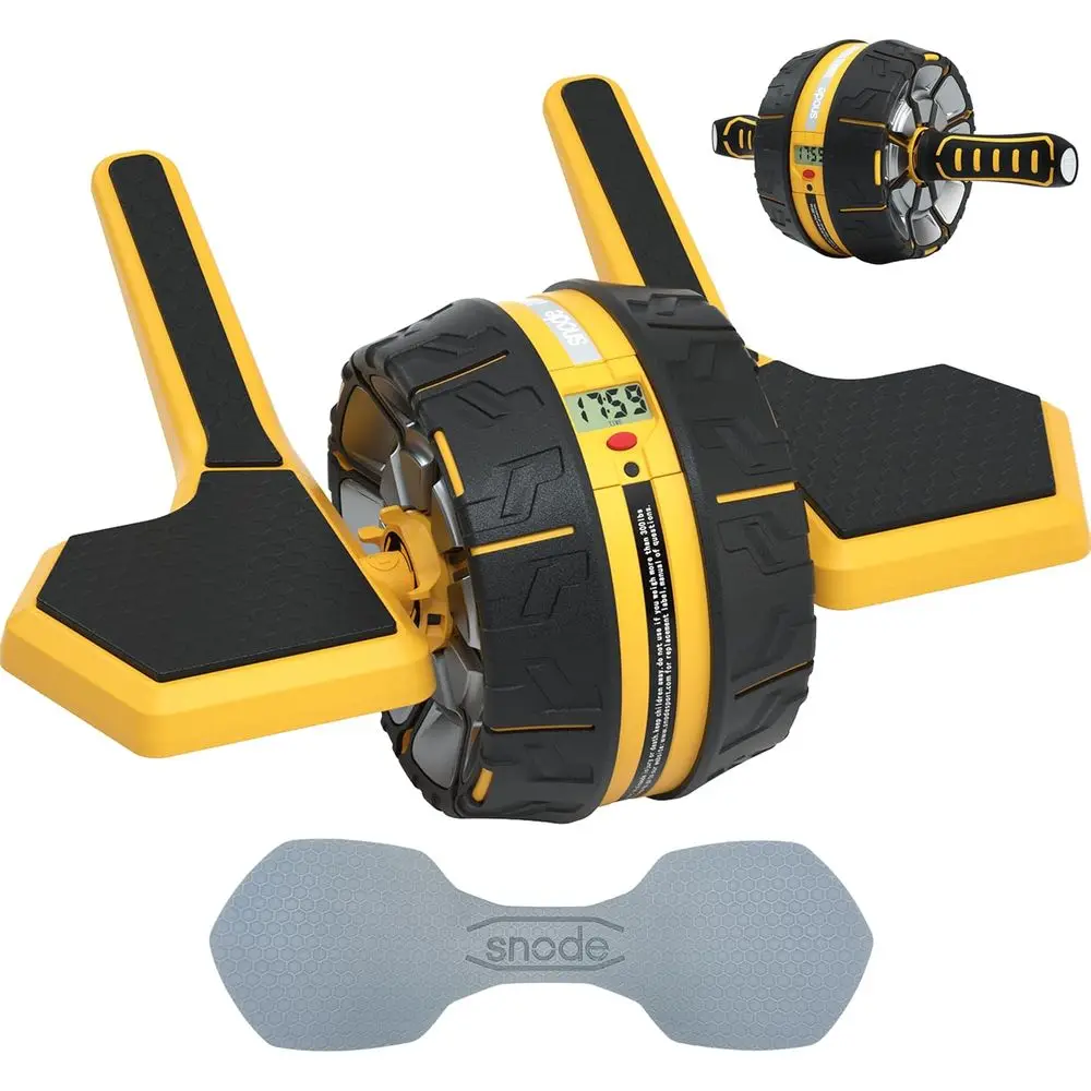 Adjustable Resistance Ab Roller with Elbow Support, Dual-Action Core Exerciser, Auto-Rebound System
Adjustable Resistance Ab Roller with Elbow Support, Dual-Action Core Exerciser, Auto-Rebound System