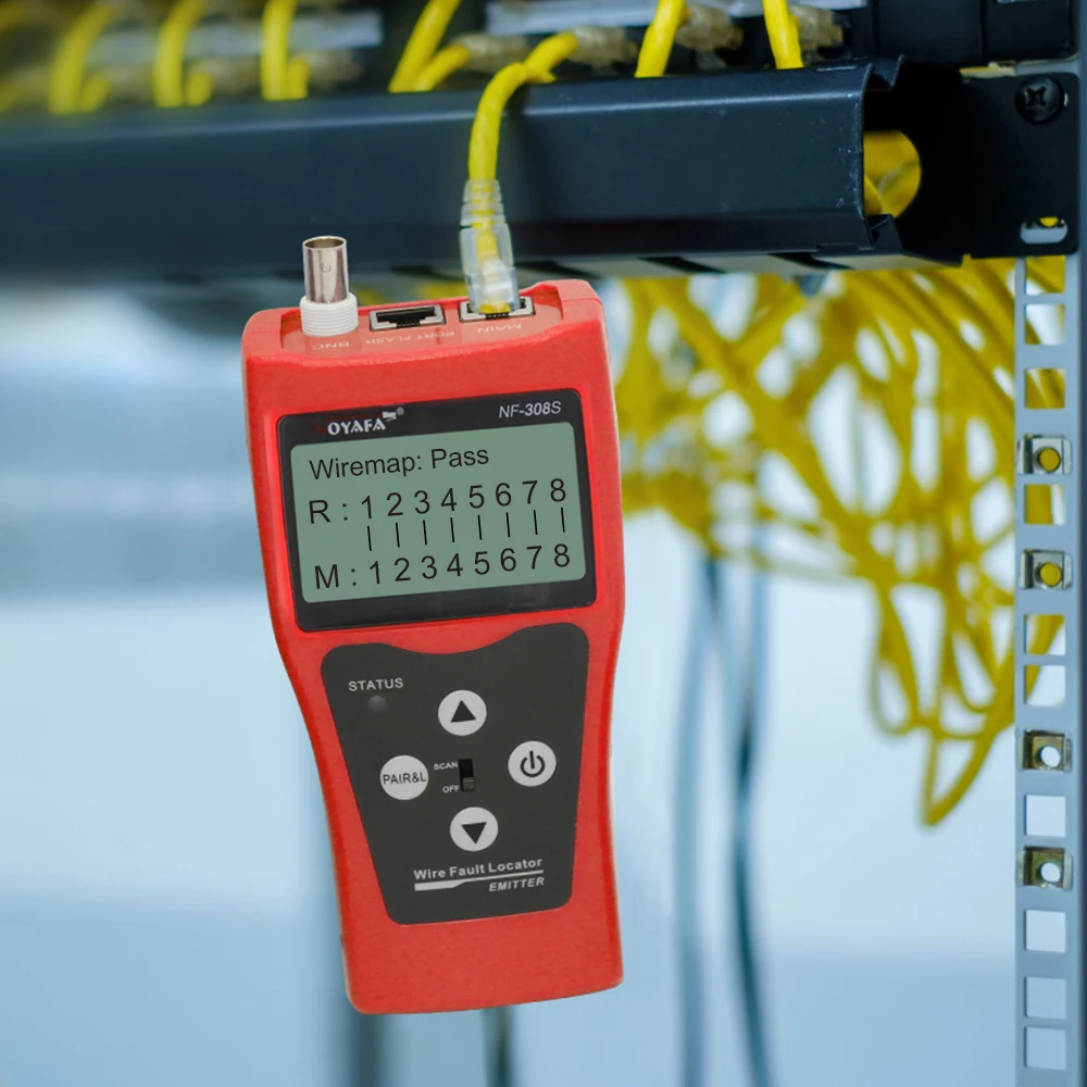 NF-308S Professional Wire Tracker Network Cable Tester LAN Line Finder for Network & Telephone Cables
NF-308S Professional Wire Tracker Network Cable Tester LAN Line Finder for Network & Telephone Cables