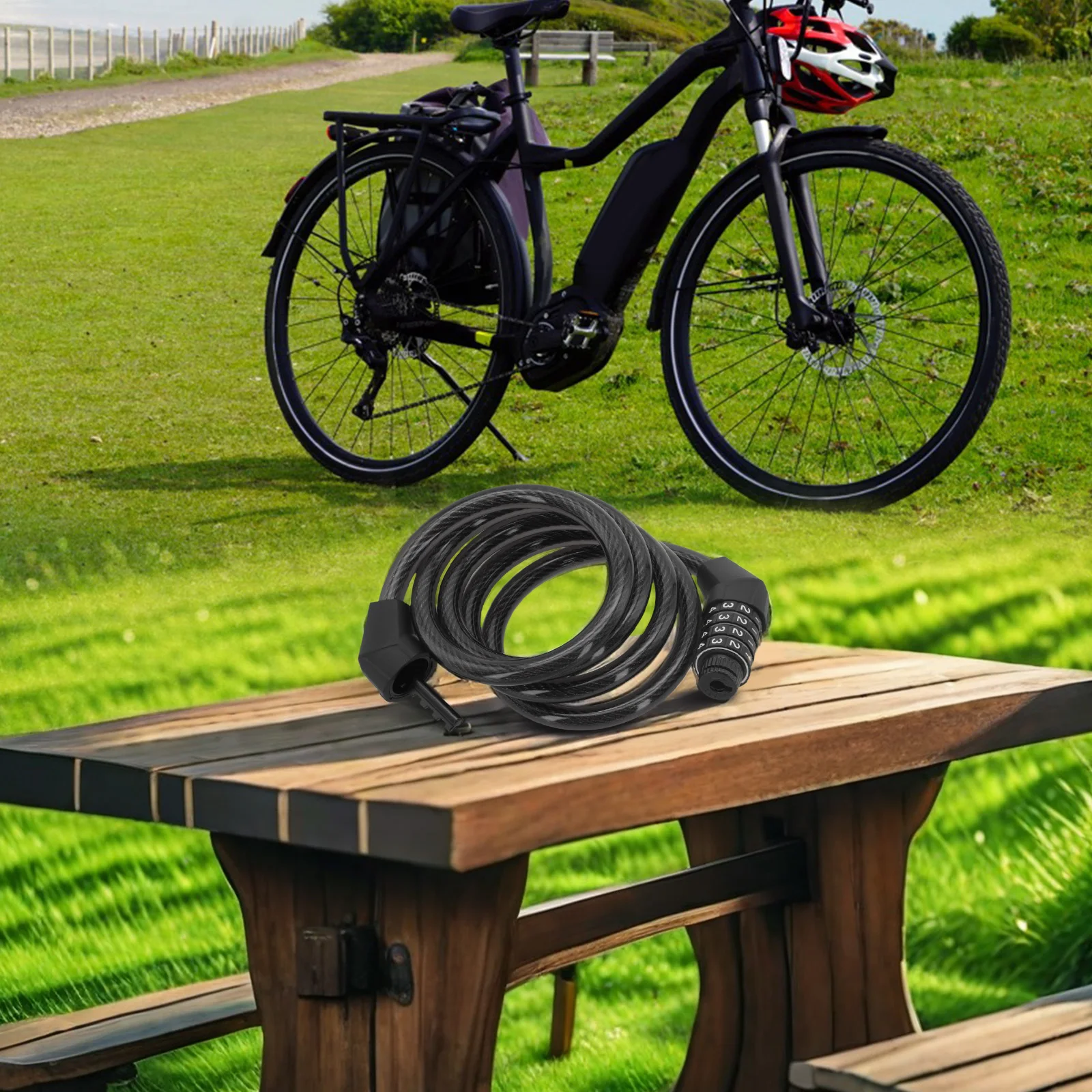 Parts Bike Lock Portable 1PCS Abs Pvc Accessories Approx 1.2meter Bicycle Dustproof Lock Steel Cable Excellent
Parts Bike Lock Portable 1PCS Abs Pvc Accessories Approx 1.2meter Bicycle Dustproof Lock Steel Cable Excellent