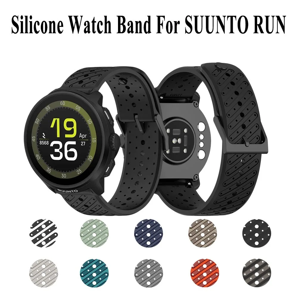 Ремешок для часов 22 мм для Suunto Run, силиконовый спортивный дышащий быстросъемный ремешок с пряжкой из нержавеющей стали для Suunto Run, ремешок
Ремешок для часов 22 мм для Suunto Run, силиконовый спортивный дышащий быстросъемный ремешок с пряжкой из нержавеющей стали для Suunto Run, ремешок