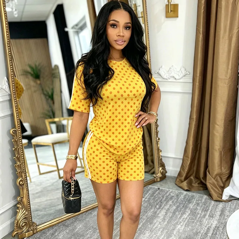 Doyerl Leopard Polka Dot 2 Piece Set Woman Short Sets Summer Activewear O-neck Shirt Top and Shorts Matching Sets Casual Outfits
Doyerl Leopard Polka Dot 2 Piece Set Woman Short Sets Summer Activewear O-neck Shirt Top and Shorts Matching Sets Casual Outfits