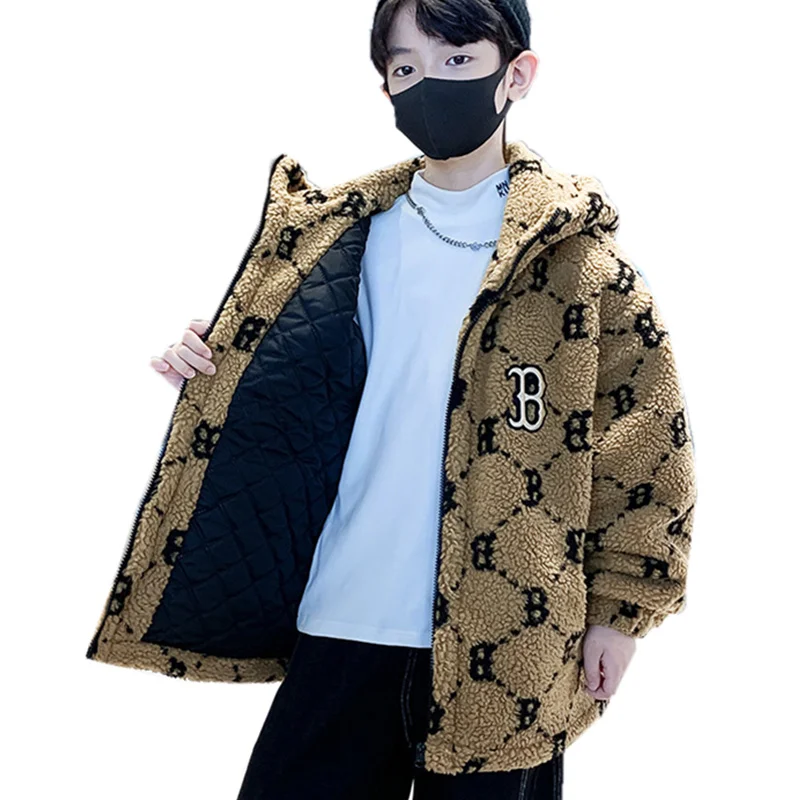 Baby Winter Clothes Teenage Boy Warm Jacket Zip Up Hoodie Blends Outerwear For Child Wool Coat with Hood for Kids Brand Outfit
Baby Winter Clothes Teenage Boy Warm Jacket Zip Up Hoodie Blends Outerwear For Child Wool Coat with Hood for Kids Brand Outfit
