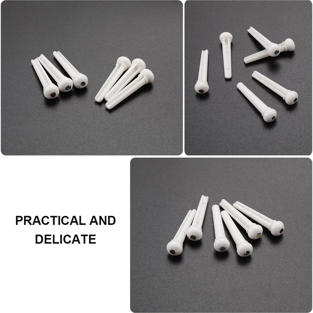 6 Pcs Bridge Pegs String Studs Plastic Guitar String Studs Pins Replacement Acoustic Guitar Accessories End Pin Tools
6 Pcs Bridge Pegs String Studs Plastic Guitar String Studs Pins Replacement Acoustic Guitar Accessories End Pin Tools