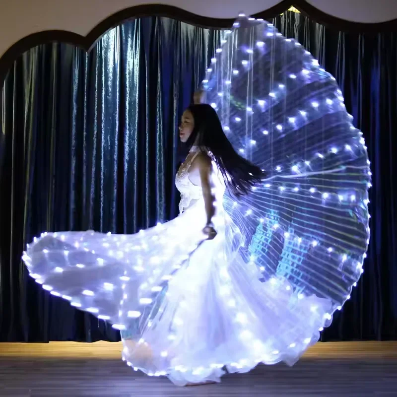 LED Luminescent Color Cloak Adult Children Dancers Luminous Butterfly Wing Stage Performance Belly Dancing Party Photo Prop
LED Luminescent Color Cloak Adult Children Dancers Luminous Butterfly Wing Stage Performance Belly Dancing Party Photo Prop