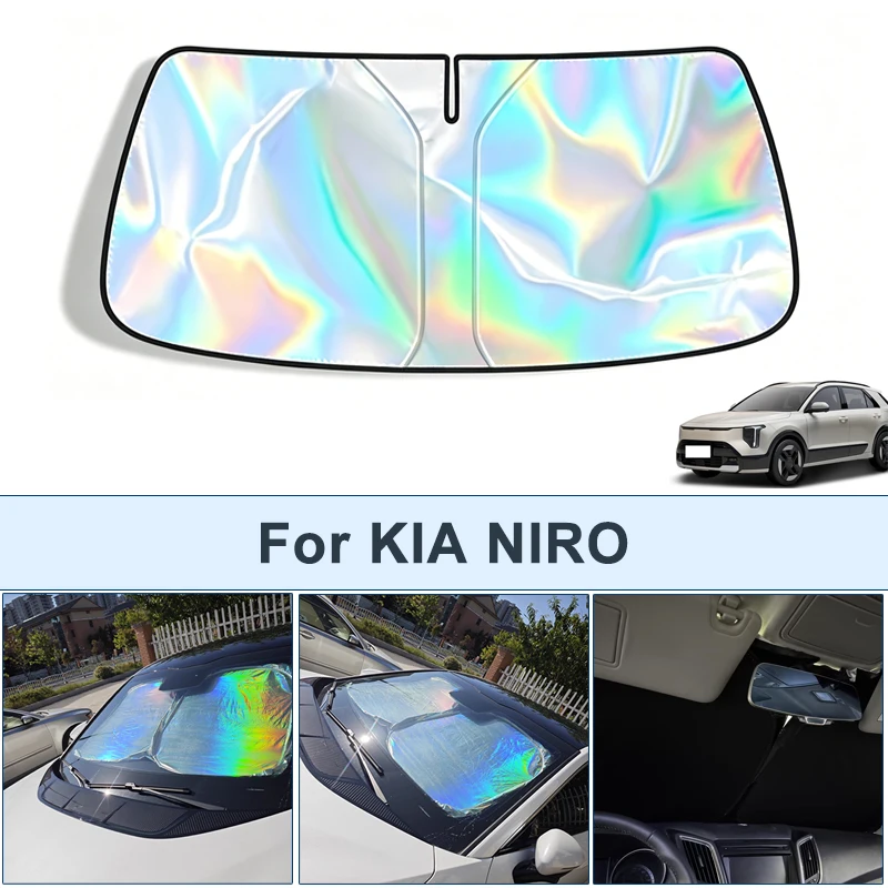 Foldable Front Windshield Sun Shade For KIA NIRO UV Reflective Sun Protection Cover Car Interior Accessories
Foldable Front Windshield Sun Shade For KIA NIRO UV Reflective Sun Protection Cover Car Interior Accessories