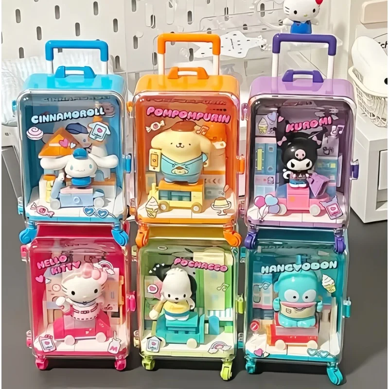 New AREAX Sanrio Hello Kitty Blind Box Building Blocks Collectible Figure Mini Rolling Suitcase Desktop Decoration Assembled Toy
New AREAX Sanrio Hello Kitty Blind Box Building Blocks Collectible Figure Mini Rolling Suitcase Desktop Decoration Assembled Toy