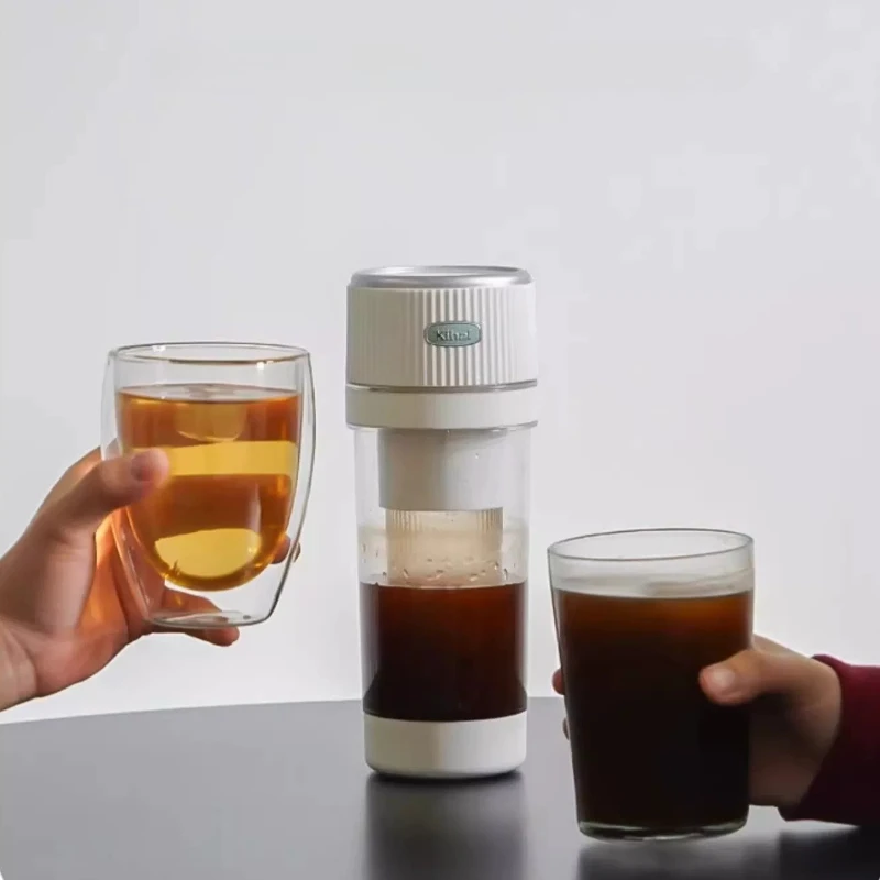 Portable Coffee Maker Cold Brew Cup American Flower Tea Automatic Extraction Office Outdoor Multi Mode Dual Pump Wireless
Portable Coffee Maker Cold Brew Cup American Flower Tea Automatic Extraction Office Outdoor Multi Mode Dual Pump Wireless
