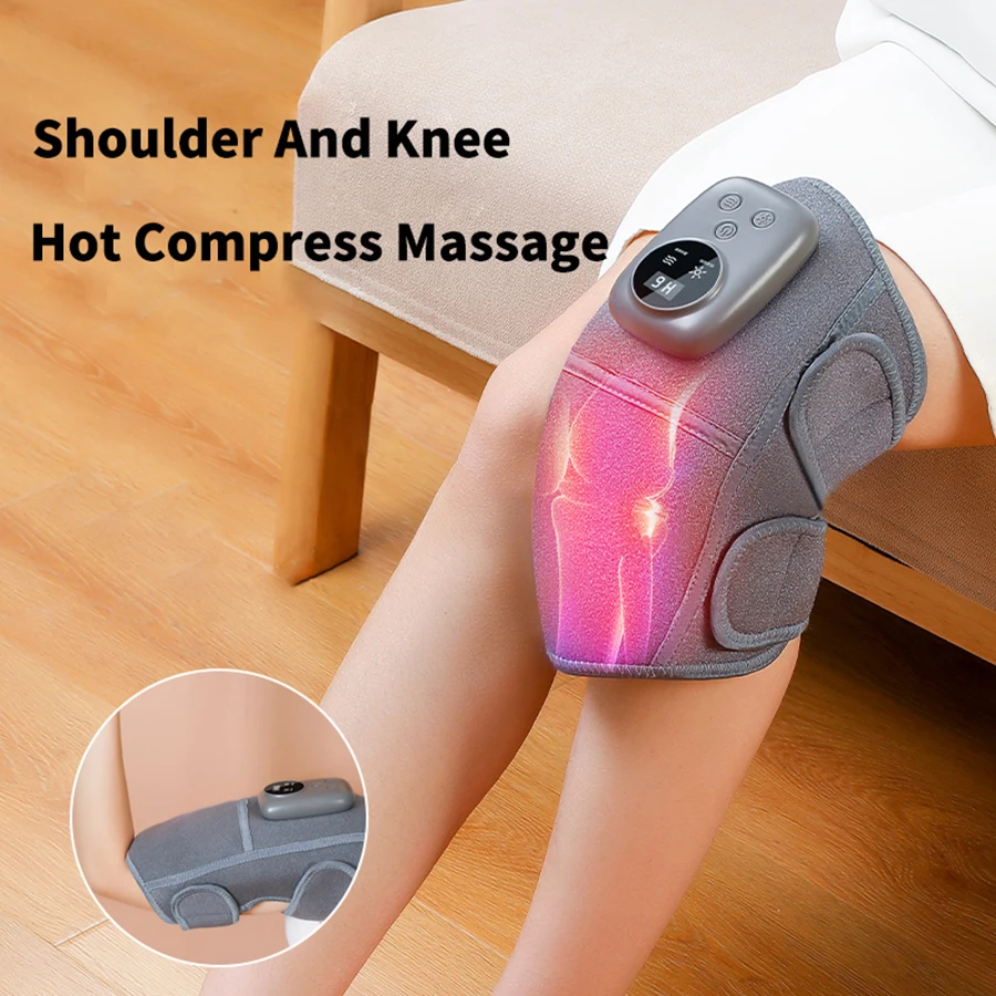 Cordless Hot Compress Knee Pads Shoulder Wrap Pain Relief Electric Heating Vibration Knee Massager
Cordless Hot Compress Knee Pads Shoulder Wrap Pain Relief Electric Heating Vibration Knee Massager