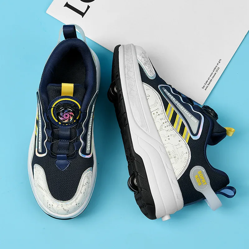 2025 New Fall & Winter Heelys for Kids: Boys' & Girls' Invisible 4-Wheel Retractable Roller Shoes
2025 New Fall & Winter Heelys for Kids: Boys' & Girls' Invisible 4-Wheel Retractable Roller Shoes