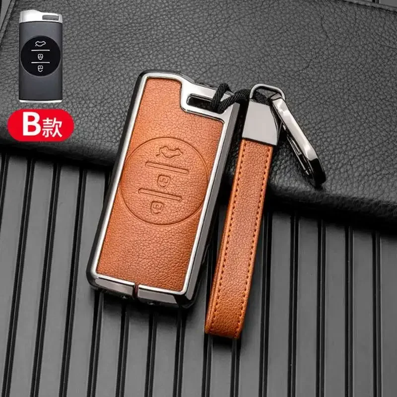 Key Case Cover For Chery Tiggo 7 Pro Tiggo 4 Pro EXEED VX TX ET-i Leather Remote Fob Holder Car Accessories
Key Case Cover For Chery Tiggo 7 Pro Tiggo 4 Pro EXEED VX TX ET-i Leather Remote Fob Holder Car Accessories