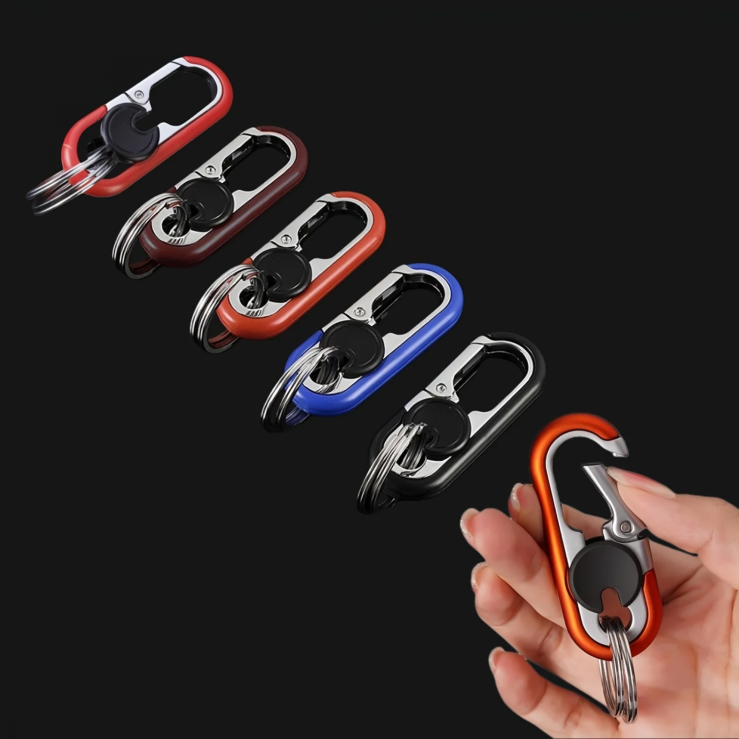Men's Business Alloy Car Keychain - Black/Blue/Orange/Red/Burgundy Color Options - Fashionable Creative Gift for Boyfriend or Father
Men's Business Alloy Car Keychain - Black/Blue/Orange/Red/Burgundy Color Options - Fashionable Creative Gift for Boyfriend or Father