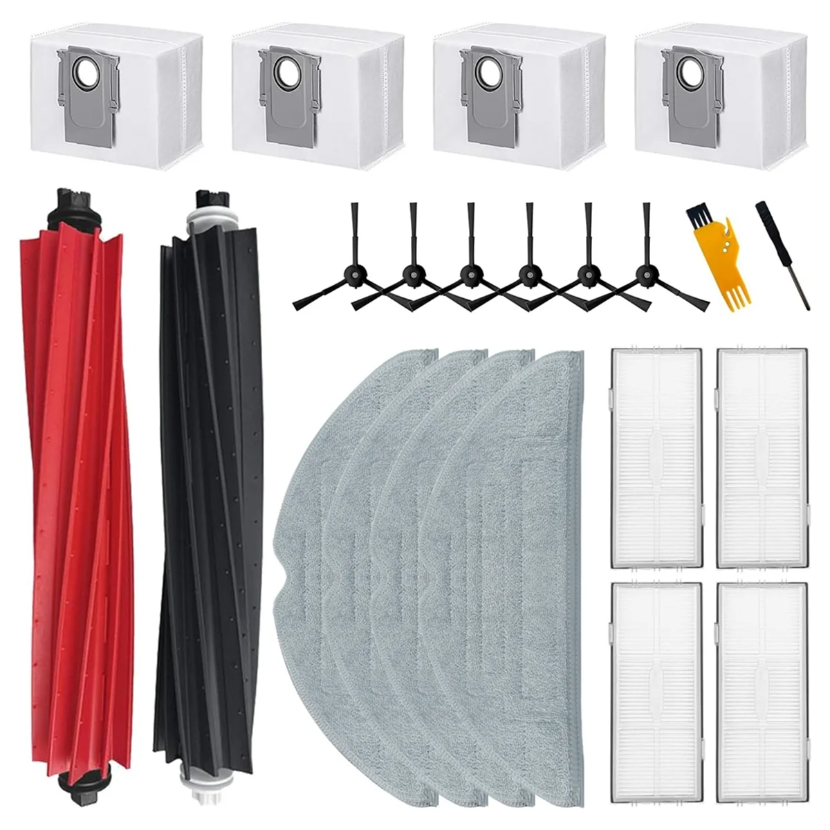 vacuum cleaner parts For S8 Pro Ultra Robot Vacuum Cleaner Main Side Brush Hepa Filter Mop Cloth Dust Bags Accessories
vacuum cleaner parts For S8 Pro Ultra Robot Vacuum Cleaner Main Side Brush Hepa Filter Mop Cloth Dust Bags Accessories