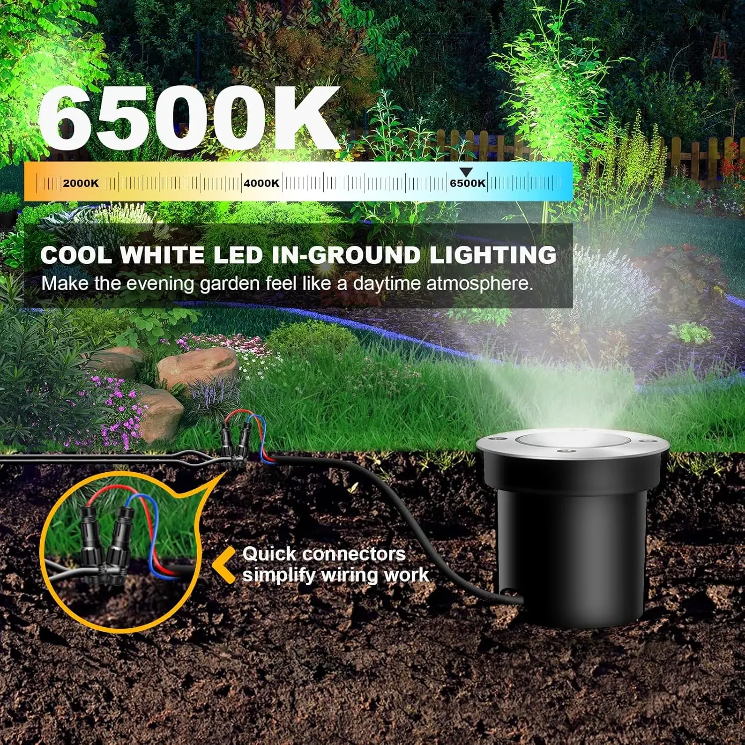 8Pack Low Voltage Landscape Lights 3W7W12W15W LED 12-24V In-Ground Lighting IP67 Waterproof Decorative Lights for Yard Pathway
8Pack Low Voltage Landscape Lights 3W7W12W15W LED 12-24V In-Ground Lighting IP67 Waterproof Decorative Lights for Yard Pathway