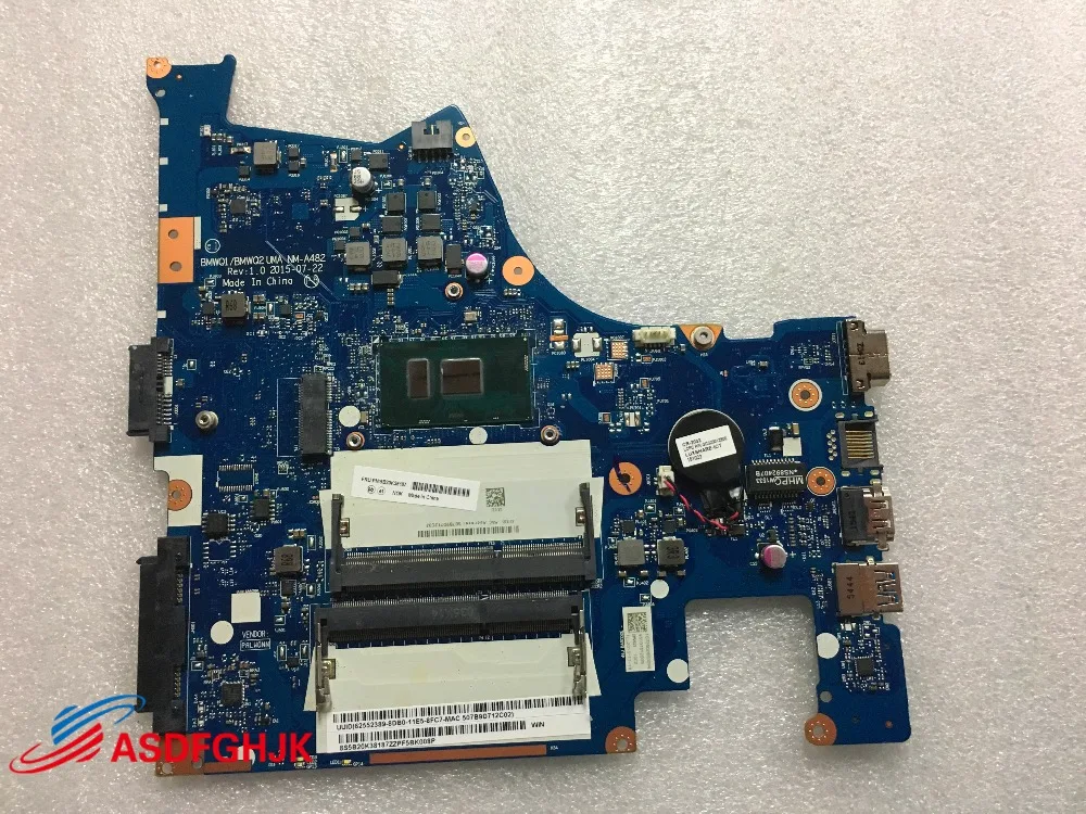 Original NM-A482 5B20K38182 FOR Lenovo Ideapad 300-15ISK Motherboard WITH I7-6500U100% TESED OK
Original NM-A482 5B20K38182 FOR Lenovo Ideapad 300-15ISK Motherboard WITH I7-6500U100% TESED OK