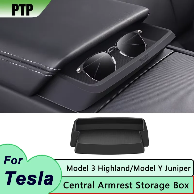 For Tesla Model 3 Highland Model Y Juniper 2025 Center Console Armrest Storage Box Sunglasses Key Phone Storage Car Accessories
For Tesla Model 3 Highland Model Y Juniper 2025 Center Console Armrest Storage Box Sunglasses Key Phone Storage Car Accessories