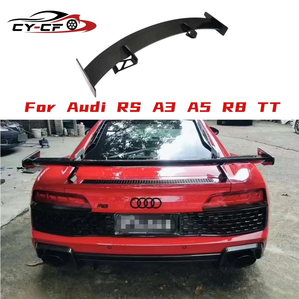 For 19-23 Audi R8 Dry Carbon Fibre Tail Wing Brackets Tail Wing Fixed Wind Wings Spoiler Rear Wing Body Kits Car Accessories
For 19-23 Audi R8 Dry Carbon Fibre Tail Wing Brackets Tail Wing Fixed Wind Wings Spoiler Rear Wing Body Kits Car Accessories