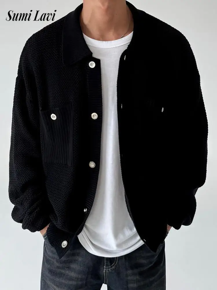 Knitwear Men's Casual Jackets Fall Winter Daily Leisure Buttoned Lapel Knit Cardigan Tops Men Clothing Vintage Slim Knitted Coat
Knitwear Men's Casual Jackets Fall Winter Daily Leisure Buttoned Lapel Knit Cardigan Tops Men Clothing Vintage Slim Knitted Coat