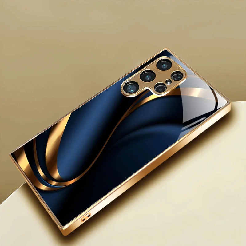 High-end line pattern gold-plated mobile phone case, suitable for Samsung S26/S25/S24/S23/S22/S21 and other models
High-end line pattern gold-plated mobile phone case, suitable for Samsung S26/S25/S24/S23/S22/S21 and other models
