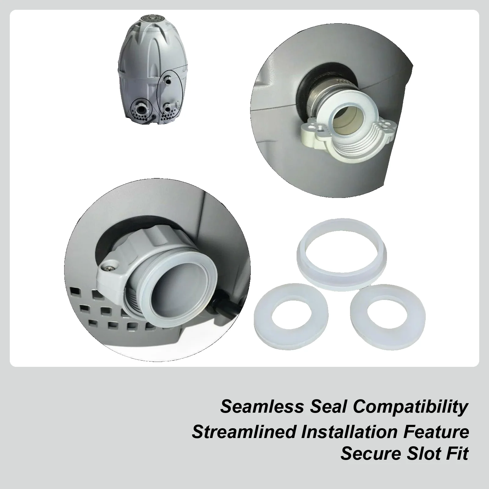 Комплект уплотнительных прокладок разъема, прокладка воздушного насоса, совместимая с надувной подогревом гидромассажной ванны BestwaySaluspaColemanLay-z-spa 
Комплект уплотнительных прокладок разъема, прокладка воздушного насоса, совместимая с надувной подогревом гидромассажной ванны BestwaySaluspaColemanLay-z-spa