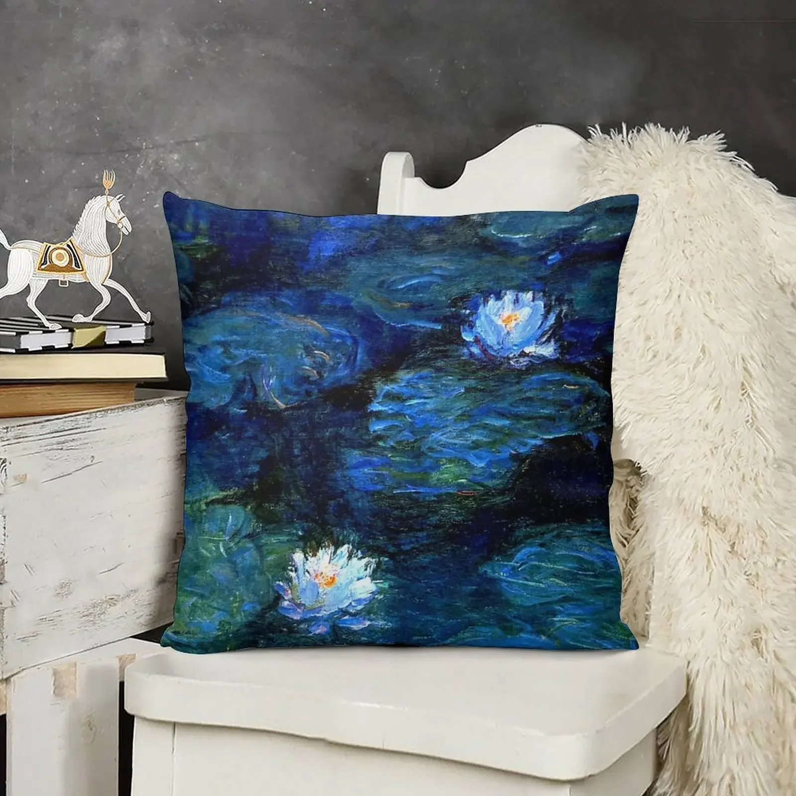 Water Lilies Monet deep blue Throw Pillow Covers For Sofas Sofa Cushions Cover Cushions Cover pillow
Water Lilies Monet deep blue Throw Pillow Covers For Sofas Sofa Cushions Cover Cushions Cover pillow