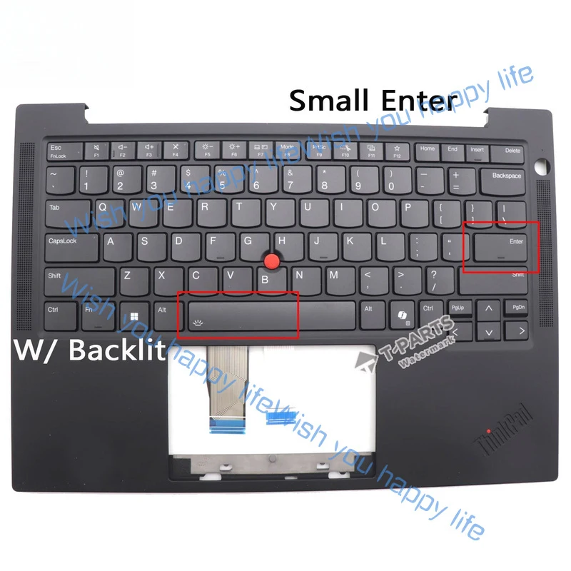 L... 5M11N99361 New For Lenovo Ideapad T14s Gen 5 Palmrest Case US Keyboard Backlit
L... 5M11N99361 New For Lenovo Ideapad T14s Gen 5 Palmrest Case US Keyboard Backlit
