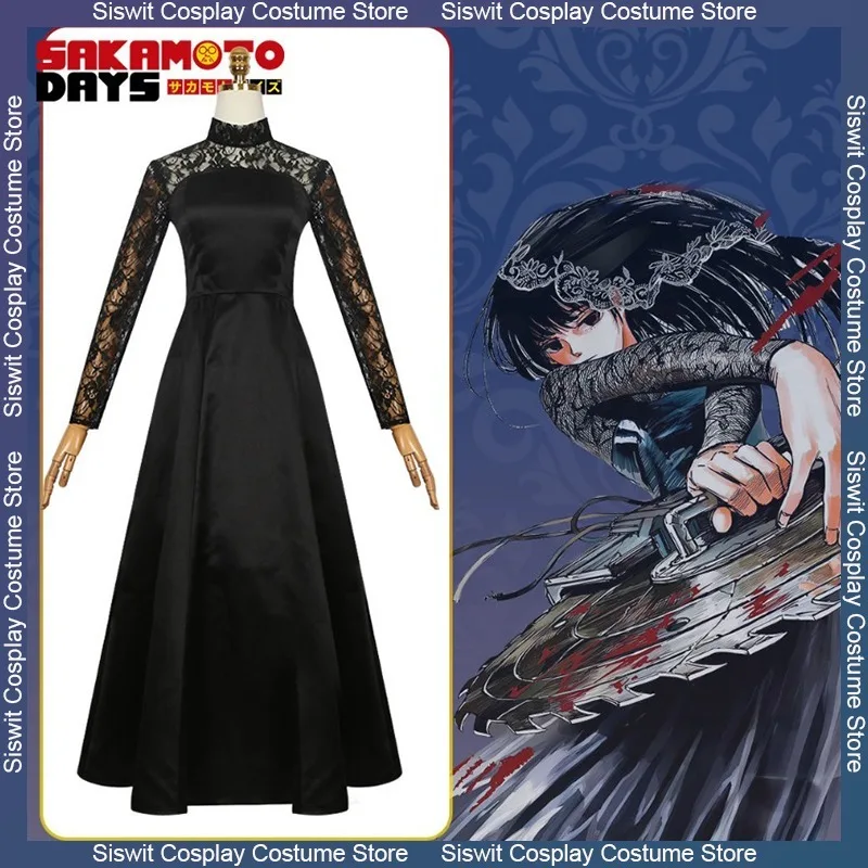 Ms. Osaragi Cosplay Costumes Anime Sakamoto Days Role Play Black Long Dress Veil Full Set Carnival Party Dress Up Women Suits
Ms. Osaragi Cosplay Costumes Anime Sakamoto Days Role Play Black Long Dress Veil Full Set Carnival Party Dress Up Women Suits